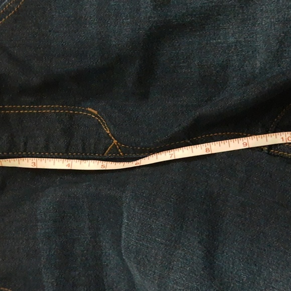 Skinnygirl Pull-On Mid-Rise Skinny Crop Jeans Injeanious Stretch Denim 12 Petite - Picture 10 of 14